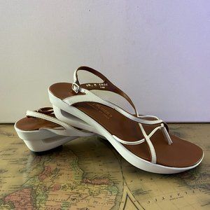 Donald J Pliner ChoeWhite Strappy Sandals